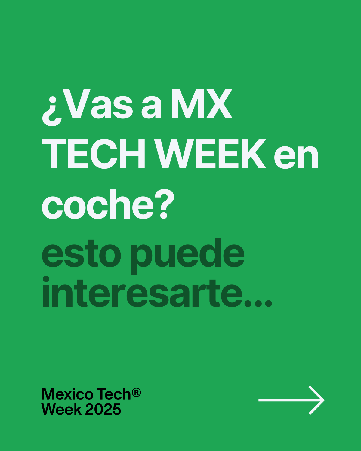 Estacionamientos más populares para Mexico Tech Week 2025